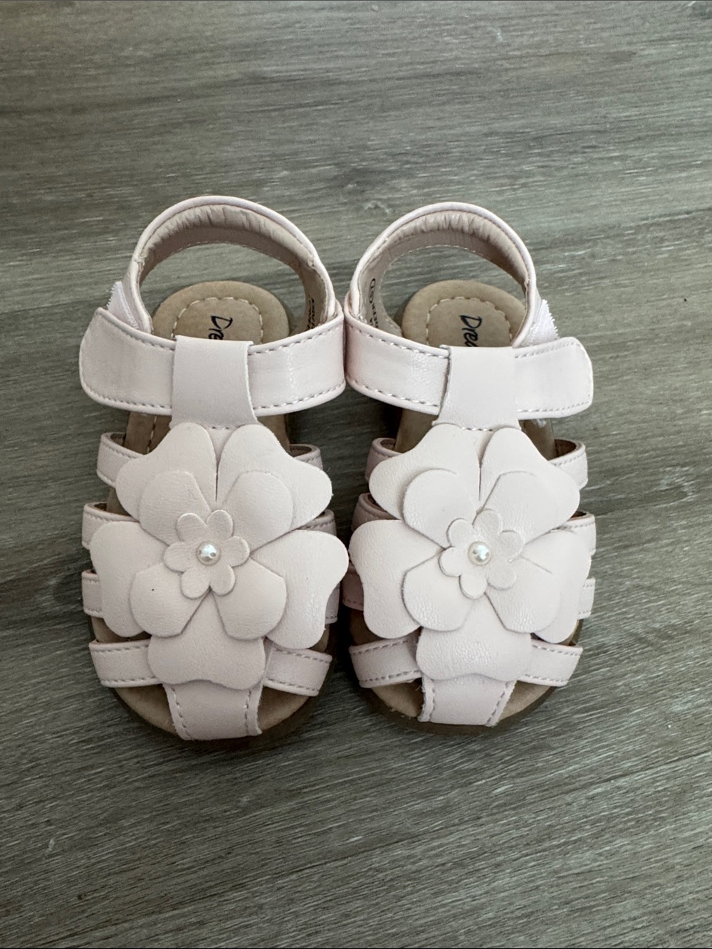 Pink Flower Fisherman Toddler Sandals